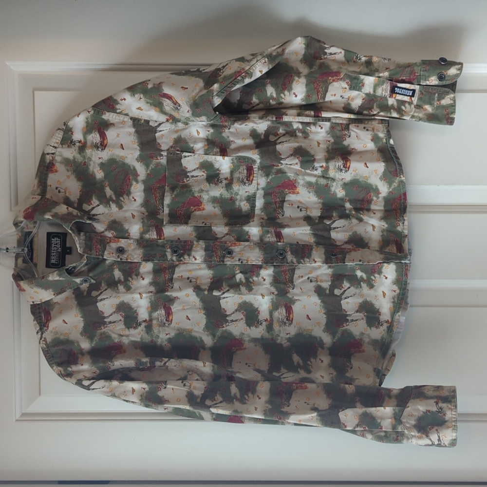 Vintage Resistol Rodeo Gear Button Up
